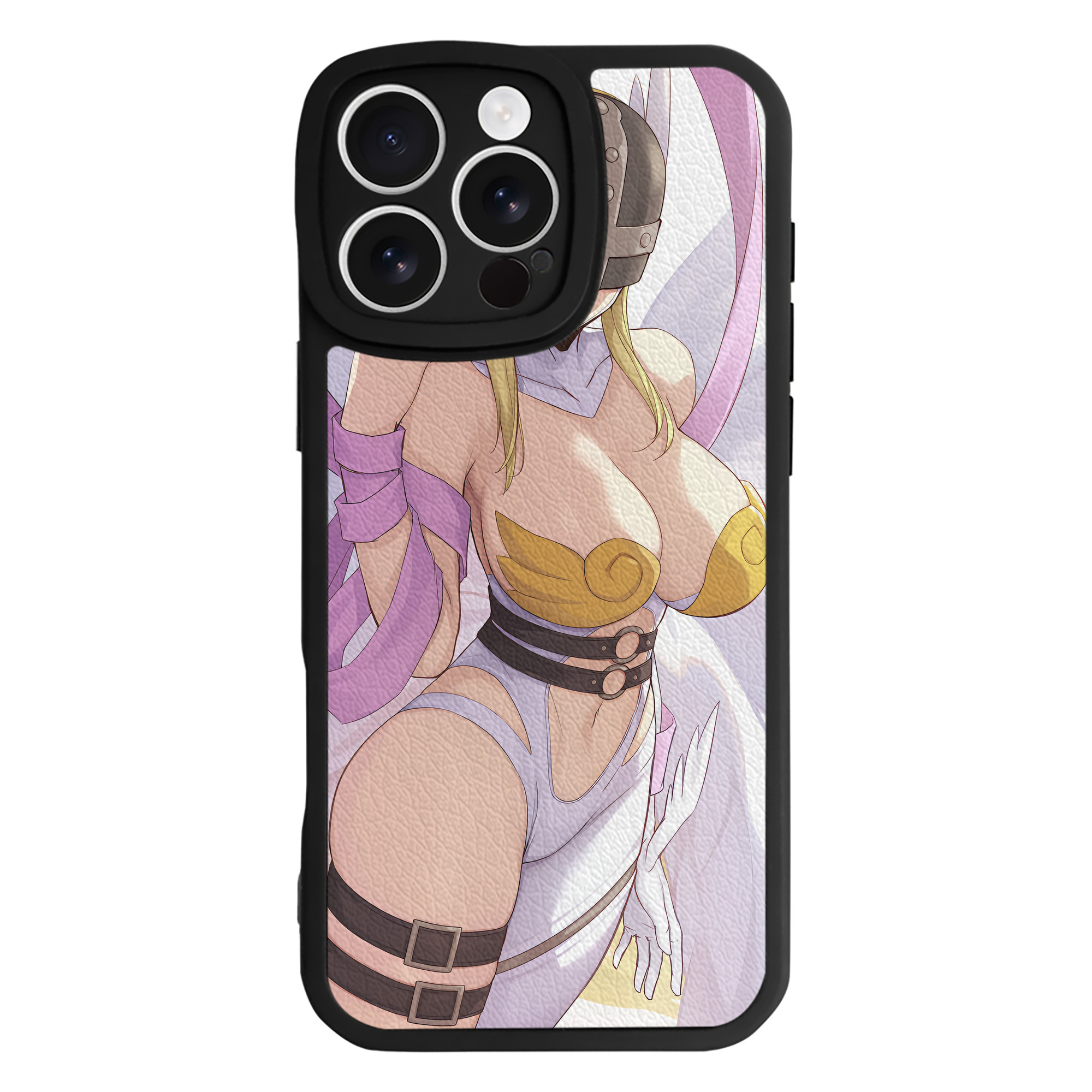 （画像用） Digimon デジタルモンスター/デジモン 【iPhone 16シリーズ対応】シリコンスマホケース（レザー調） 材質：シリコン